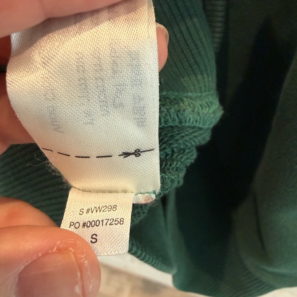 Vuori Sedona Weekender Crew Sweatshirt Green - Small - Picture 7 of 7